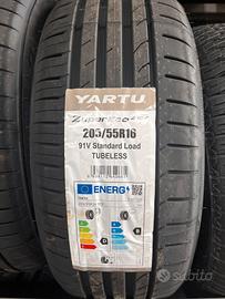 GOMME 205 55 16 YARTU ESTIVI NUOVI