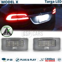Placchette Luci TARGA LED PER TESLA Model X CANbus