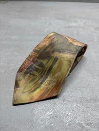 Cravatta in seta elegante fantasia Uomo