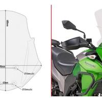 Cupolino maggiorato Givi Kawasaki Versys X 300