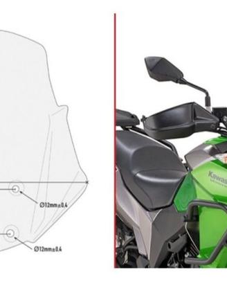 Cupolino maggiorato Givi Kawasaki Versys X 300