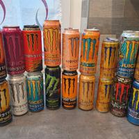 Collezione Lattine monster energy vuote