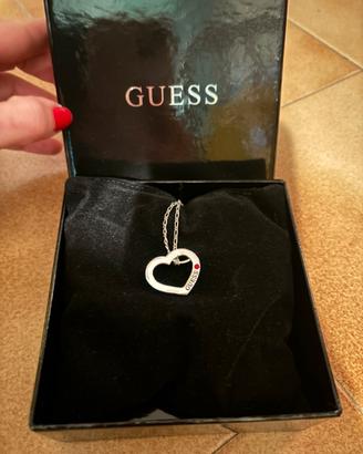 Collana guess brillantini