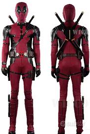 Tuta Deadpool 3, Pelle di qualità-Taglia IT 52 / L