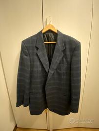 Giacca a quadri blu notte