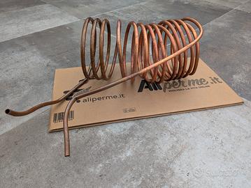Serpentina rame raffreddamento birra per 30 40 lit