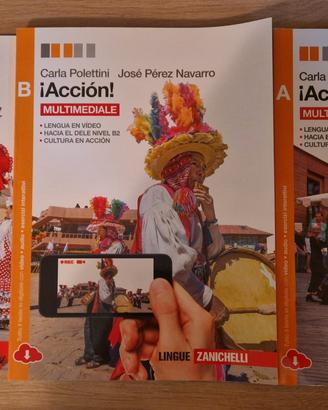 Set 2 libri: ¡Acción! Vol. A+B+Viaje a la cultura 