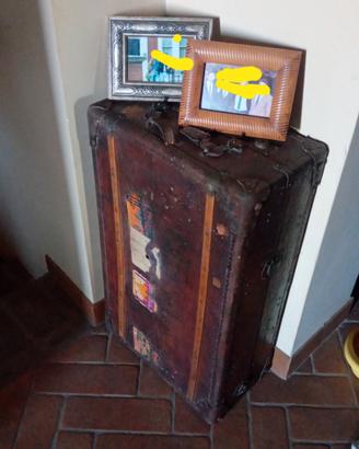 valigia baule vintage 