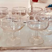 Set 10 coppe da liquore in vetro