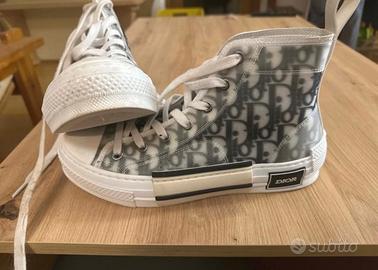 Dior Sneackers alte monigramma bianco/grigio/nero
