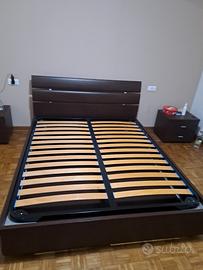 letto matrimoniale con contenitore 