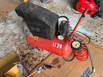Compressore 24 Lt con accessori