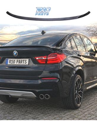 SPOILER ALETTE BMW X4 F26 14-18 LOOK M NEGRO BRILL