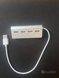 Hub USB 2.0 a 4 Porte (NUOVO)