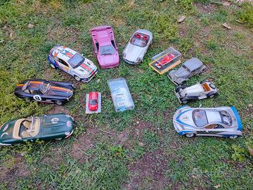 Lotto modellini automobili burago