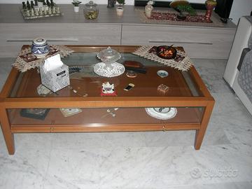 Tavolino Calligaris con ripiano estraibile a vista