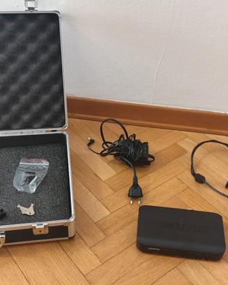 Mic. Shure P31/S8 + Ricevitore BLX4E-M17 + valig.