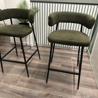 Sgabelli THEMASIE Tessuto bouclé