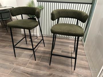 Sgabelli THEMASIE Tessuto bouclé