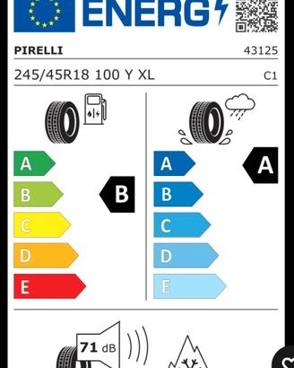 245/45 r18 100y -Pirelli cinturato all season sf3 