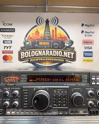Yaesu FT 1000D + BPF1 + full filtri doppio imballo