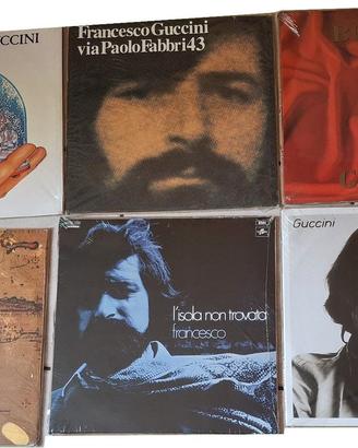 6 vinili Guccini edizione editoriale