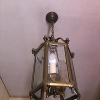 Lampadario in Ottone/Rame funzionante