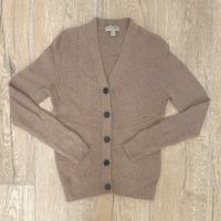 Burberry Beige Cashmere-Cotton Cardigan XS
