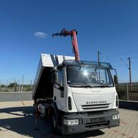 Iveco ribaltabile 120 Ql con gru 2007