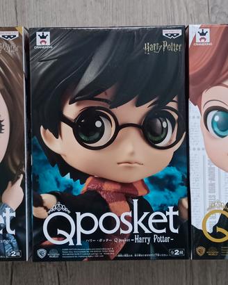 Set di 3 Qposket - Harry Potter - Ron - Hermione