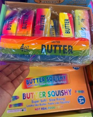 Butter Squishy Arcobaleno. Prezzi in Descrizione