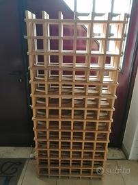 RASTRELLIERA PER VINO ROSSO