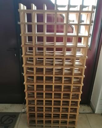 RASTRELLIERA PER VINO ROSSO