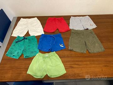 7 pantaloncini short bambino 18 24 mesi