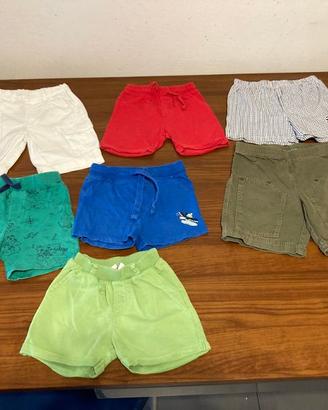 7 pantaloncini short bambino 18 24 mesi