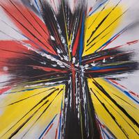 Quadro astratto stella 