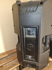 casse audio 800 watt amplificate rcf art 312
