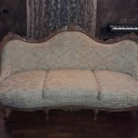 Divano d'epoca stile Luigi XV