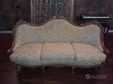 Divano d'epoca stile Luigi XV