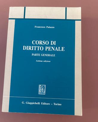 Diritto penale parte generale Palazzo