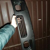 MASCHERA MASCHERINA CENTRALE FARI PARAURTI APE 50