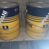 2 latte colore nero 4 lt ideali per il fai da te