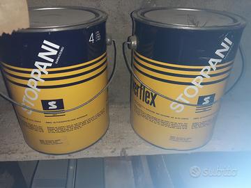 2 latte colore nero 4 lt ideali per il fai da te