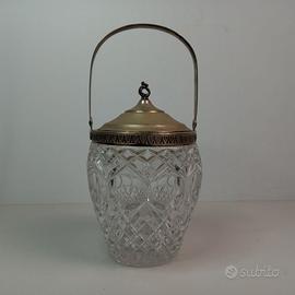 Secchiello Ghiaccio Cristallo e Argento Zaramella