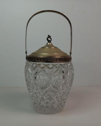 Secchiello Ghiaccio Cristallo e Argento Zaramella