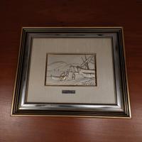 Quadro "Paesaggio con barche" Luigi Pesaresi