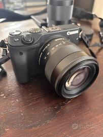 Canon EOS M3 con 2 ottiche 18-55 e 55-200