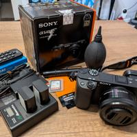 Sony Alpha 6400 fotocamera mirrorless + accessori