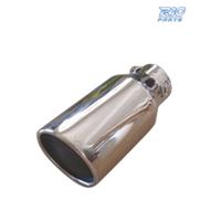 TERMINALE SCARICO TONDO 90MM IN ACCIAIO INOX TONDO