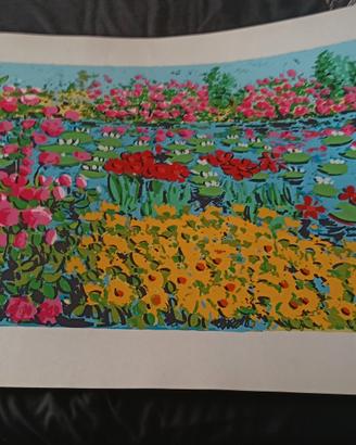 Athos Faccincani serigrafia su carta 85x140